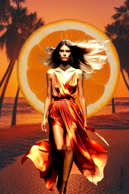Orangeade 2.- combinação de moda