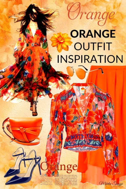 Orange 3.- Модное сочетание