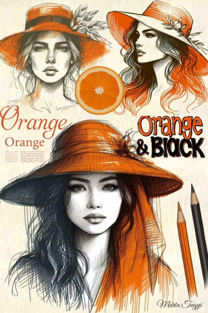 Orange 4.- Modekombination
