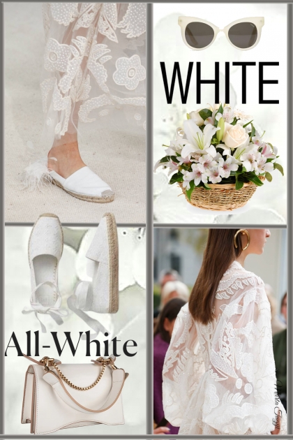 All-White 2.- Modna kombinacija
