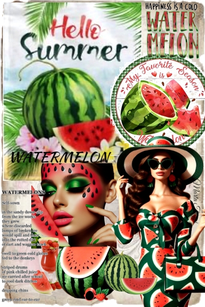Slice of Summer: Watermelon- Fashion set