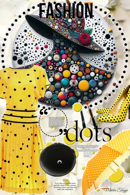 SPOT ON: 'dots of color' 2.- Fashion set