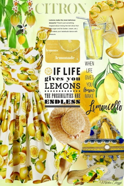 cooling lemon in the heat- Modna kombinacija