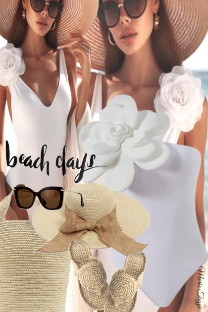 beach days 2.- combinação de moda