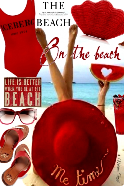 On the beach - Combinazione di moda