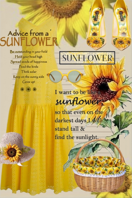 Advice from a Sunflower......- Fashion set