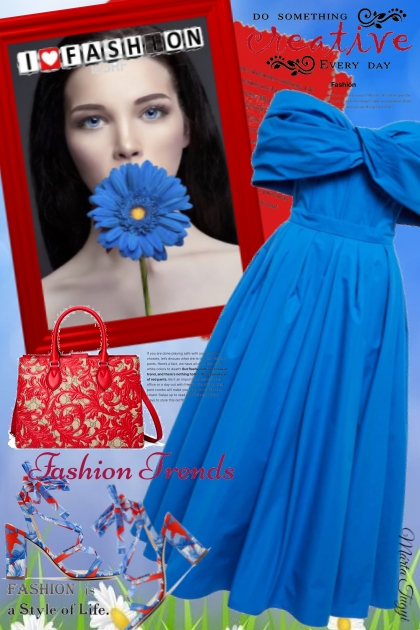 a beautiful dress- Fashion set