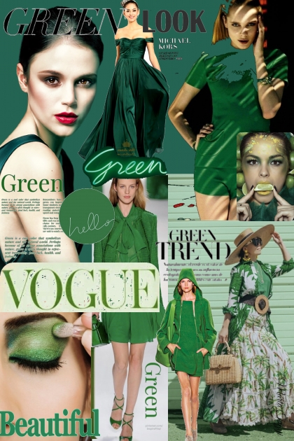 Green Look- Modna kombinacija