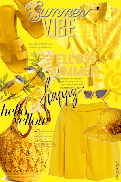 hello yellow 2.- コーディネート