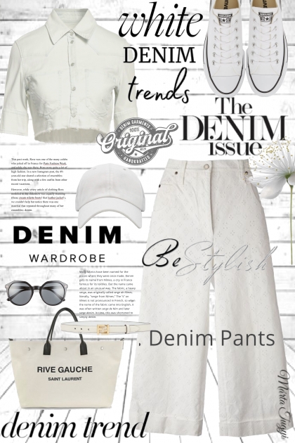 White Denim Trends- Modekombination