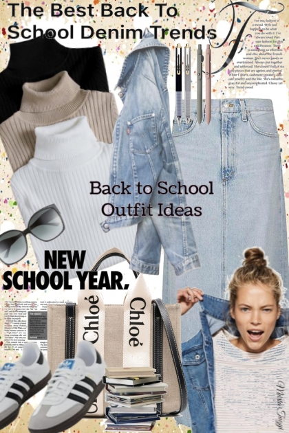 Back to School Outfit Idea- combinação de moda