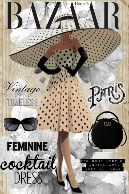 Vintage Style Cover- Combinazione di moda