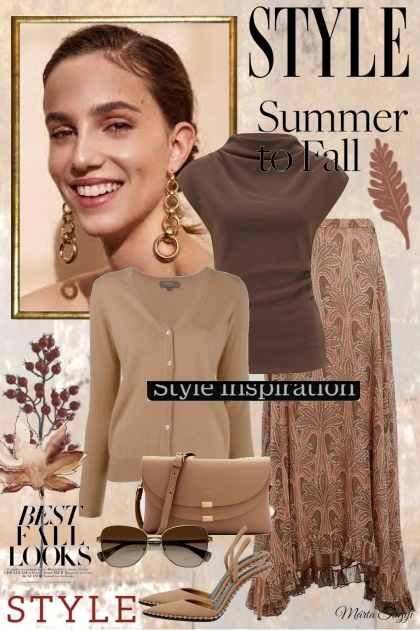 Summer to Fall 18.- Модное сочетание