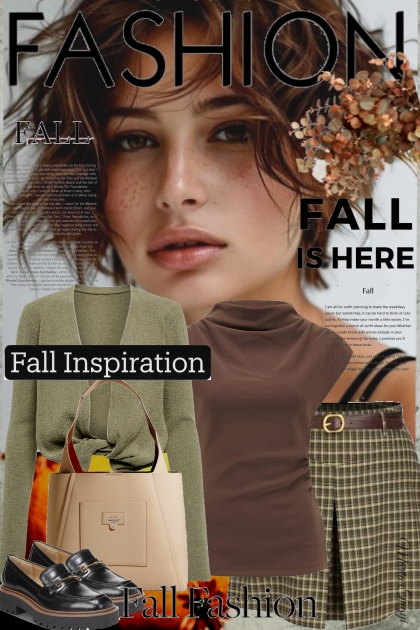 Fall is here- combinação de moda