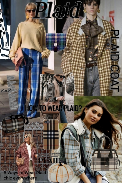 Plaid ewerywhere- Модное сочетание