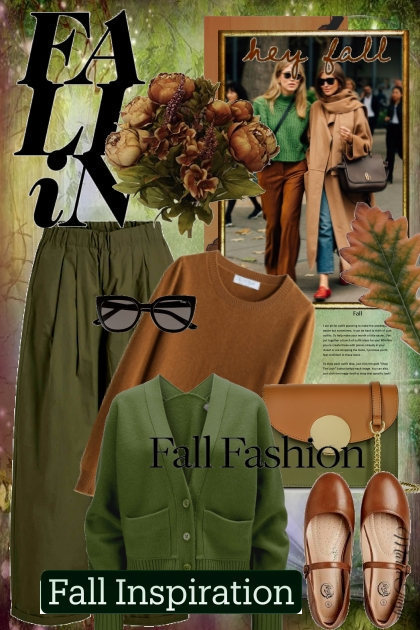 Fall Green- combinação de moda