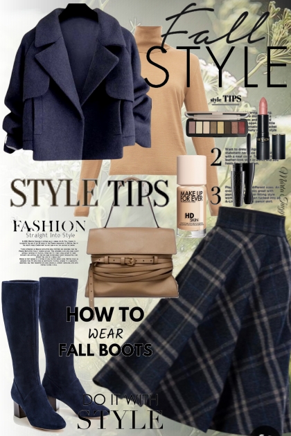 fall boots- Combinazione di moda