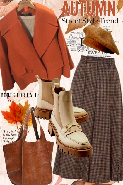 Boots for fall- Modekombination