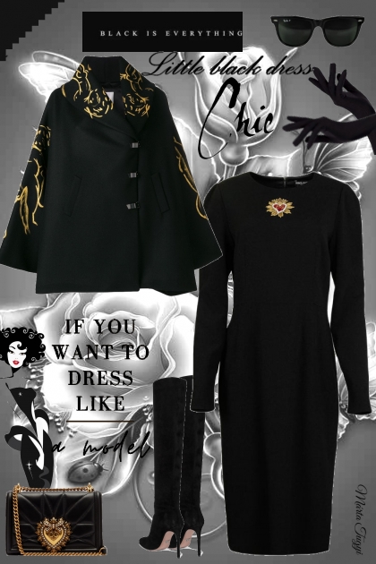 Little black dress 4.- Combinazione di moda