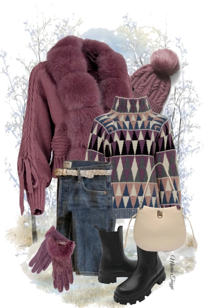 Winter Style 4.- Модное сочетание