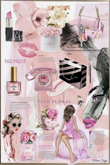 love pastel pink- Combinazione di moda