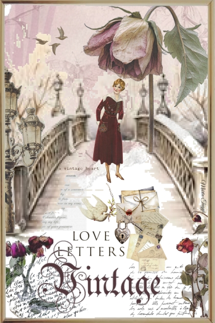 vintage love letters