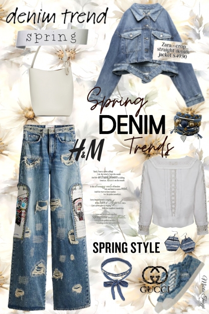 Spring Denim Trends 5.