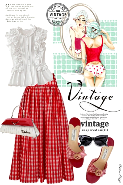 a slipper-inspired vintage vibe