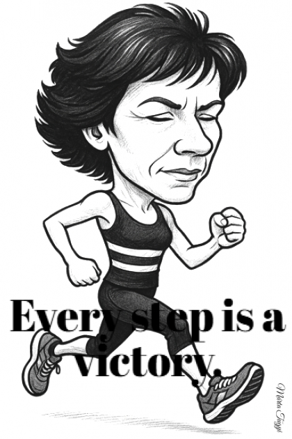 Every step is a victory.