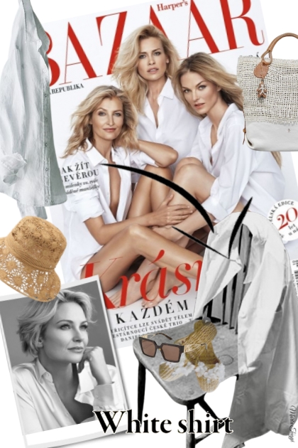 just a white shirt 2.- Модное сочетание