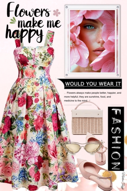 Flowers make me happy 3.- Modekombination
