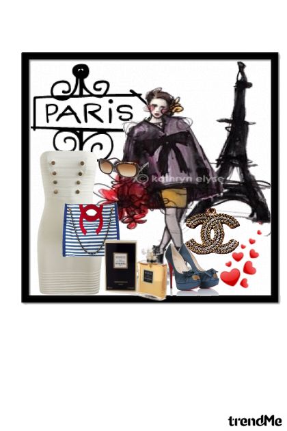 Paris, city of fashion and love! - Модное сочетание