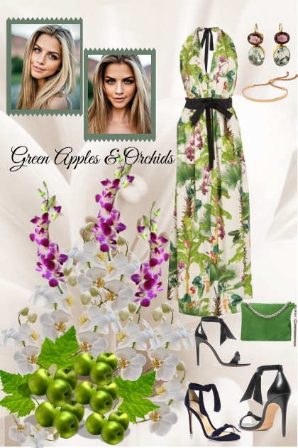 Orchids and Green Apples- Combinaciónde moda