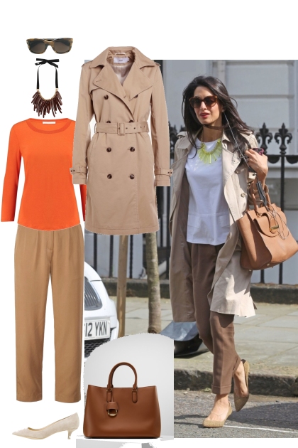 Inspired by Amal Clooney Trenchcoat 2- Fashion set