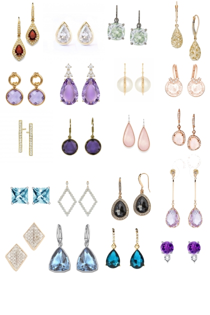 femanine earrings- Модное сочетание