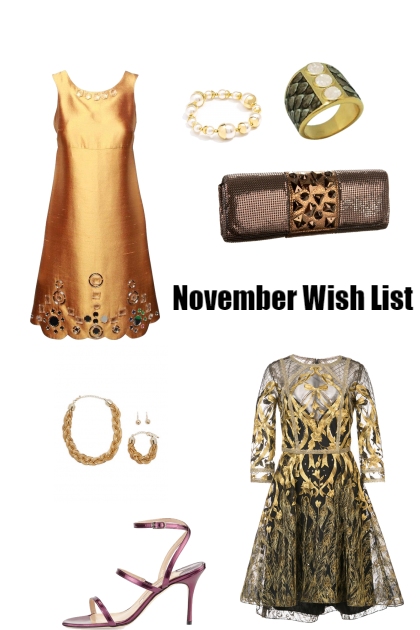 November Wish List (2018)- Fashion set