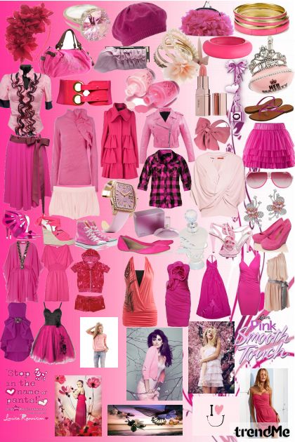 pink casual- Fashion set