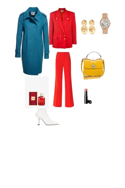 Lady in red 2- Combinaciónde moda