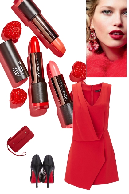 Rojo- Combinaciónde moda