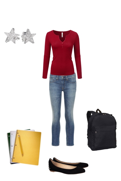 Back to school outfit- Fashion set