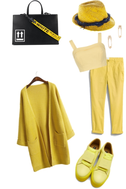 Yellow- combinação de moda