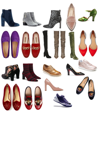 обувь- Combinaciónde moda