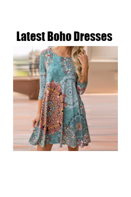 Latest Boho dresses- Modna kombinacija