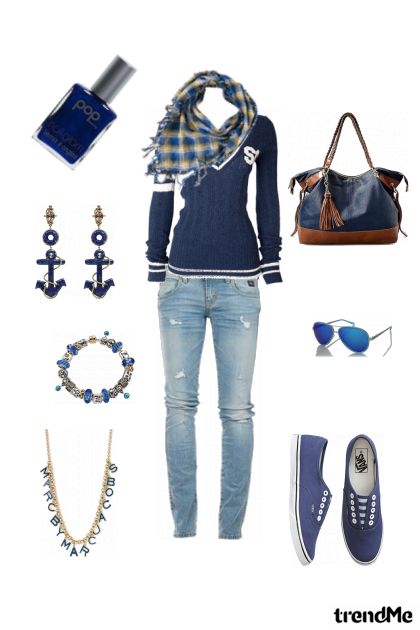 Navy Style- Combinaciónde moda