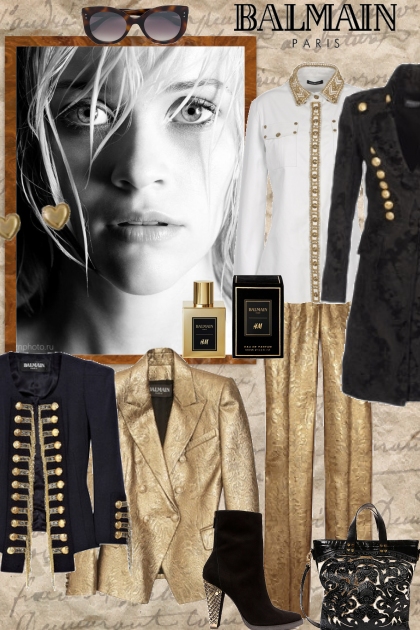 j - 440 - balmain- Fashion set