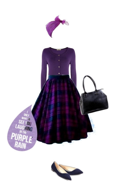 purple rain- Combinazione di moda