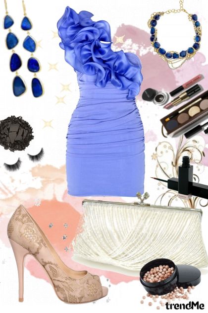 Blue Glamour- Combinaciónde moda