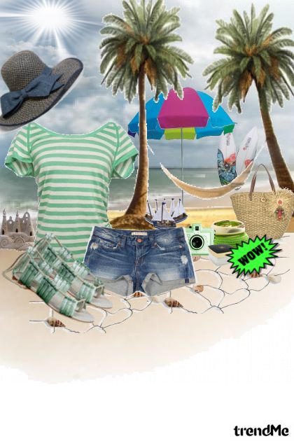 enjoy the beach- Fashion set