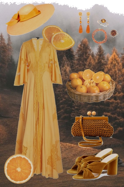 orange autumn- Modna kombinacija