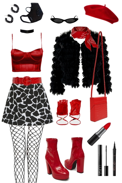 Lady in Red- Fashion set
